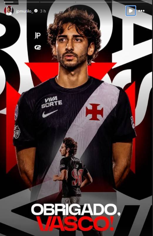 JP se despede do Vasco