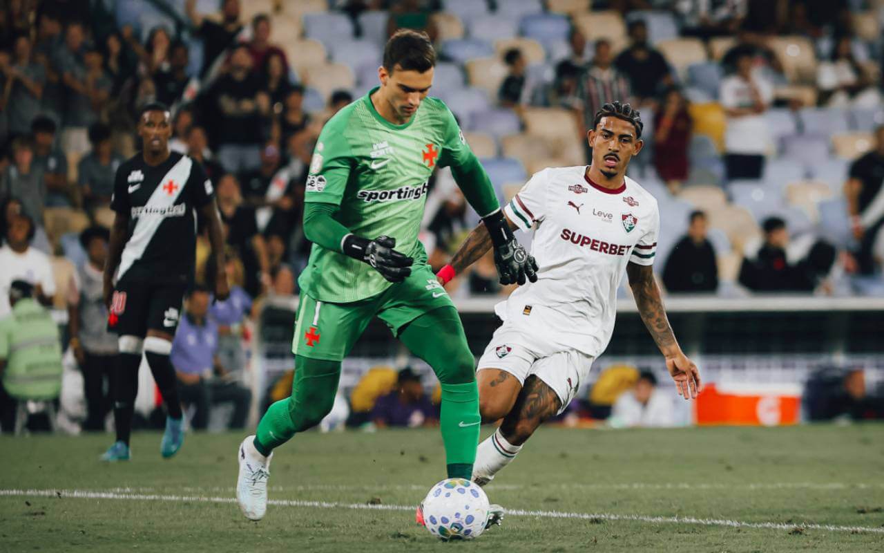Léo Jardim em Vasco x Fluminense no Maracanã