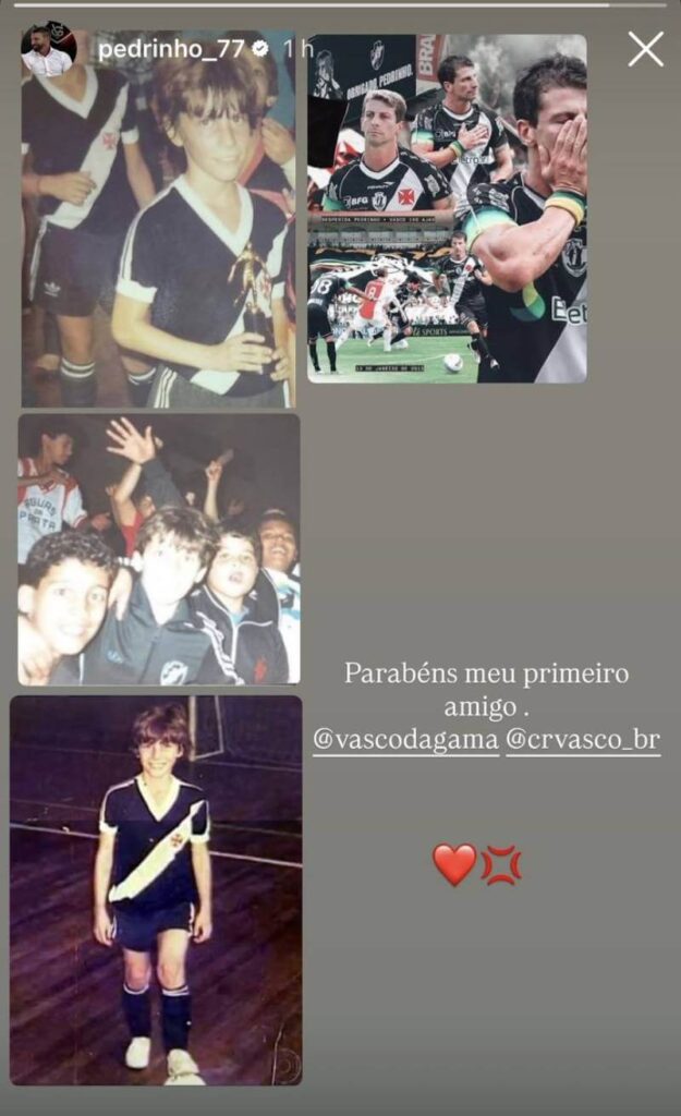 Vegetti parabeniza o Vasco pelos seus 128 anos