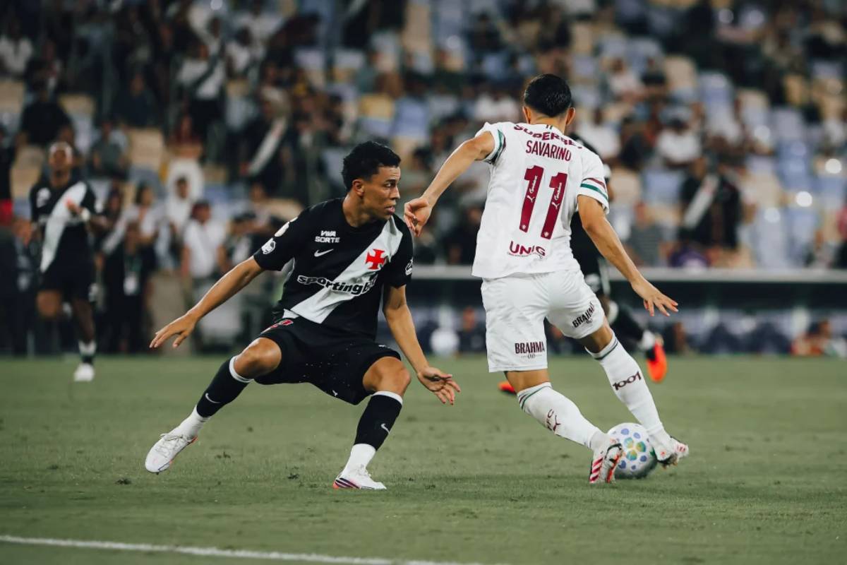 Rojas em Vasco x Fluminense