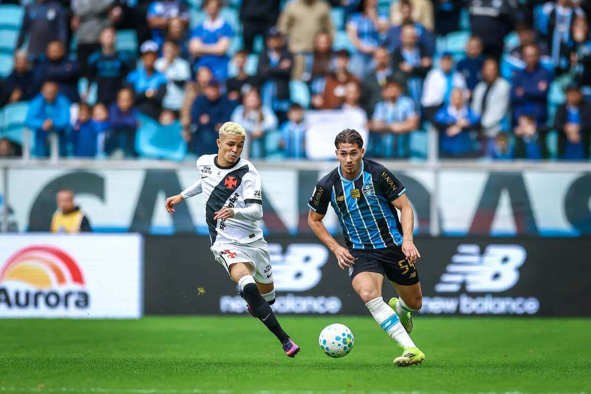 Vasco vence o Grêmio em Porto Alegre