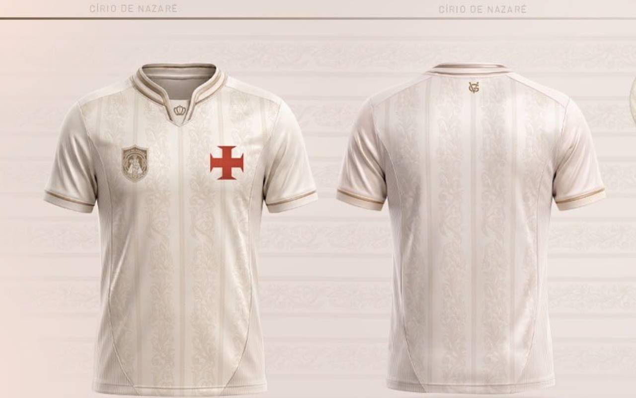 Nova camisa do Vasco em homenagem ao Círio de Nazaré 2026