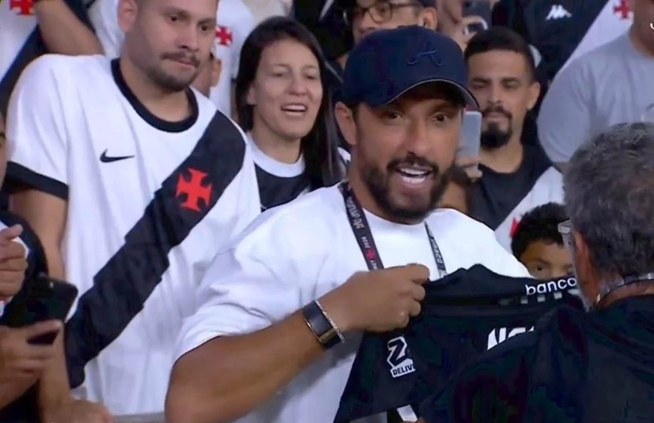 Nene está no Maracanã para o jogo entre Vasco e Boca Juniors