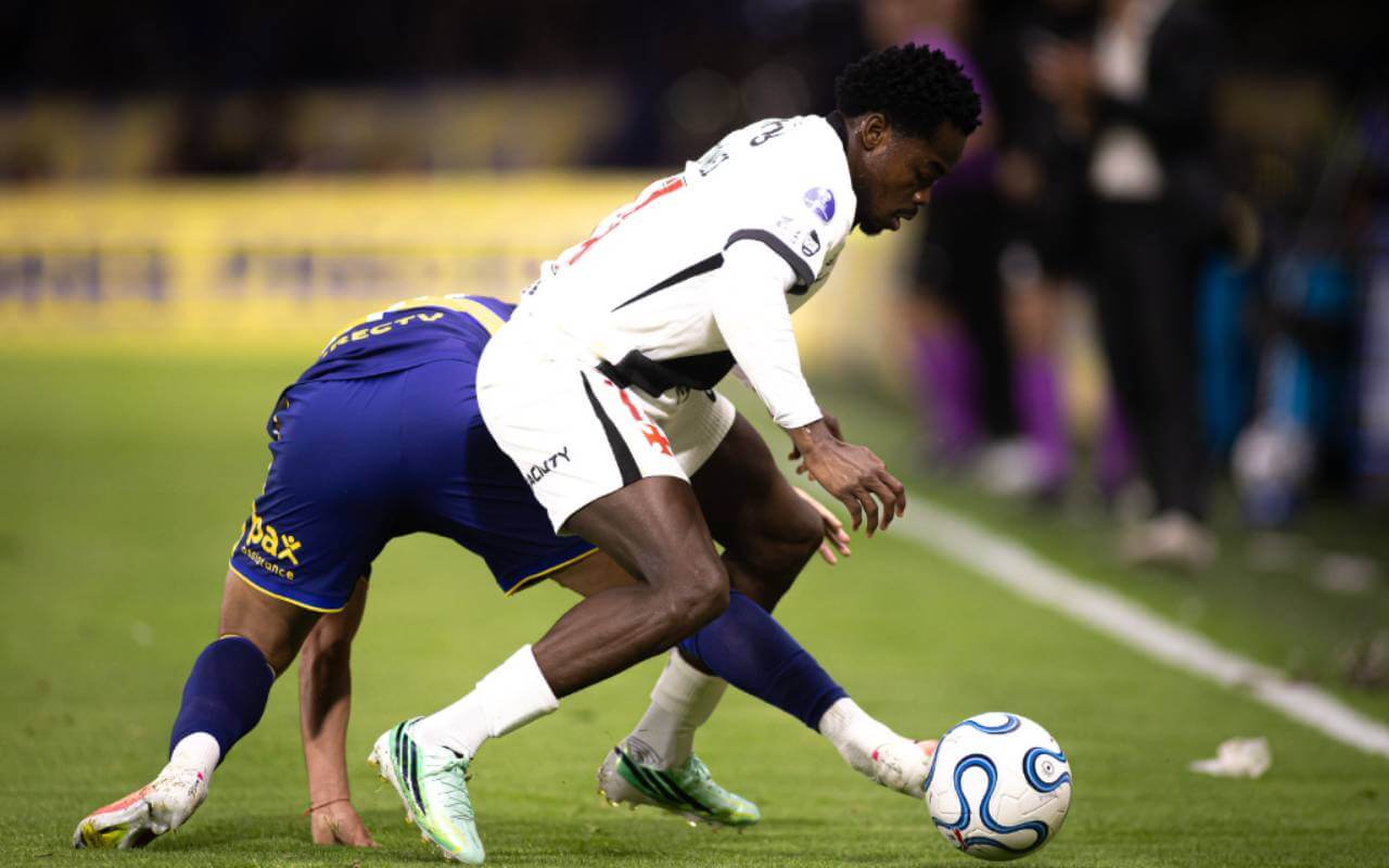 Andrés Gómez em Boca x Vasco