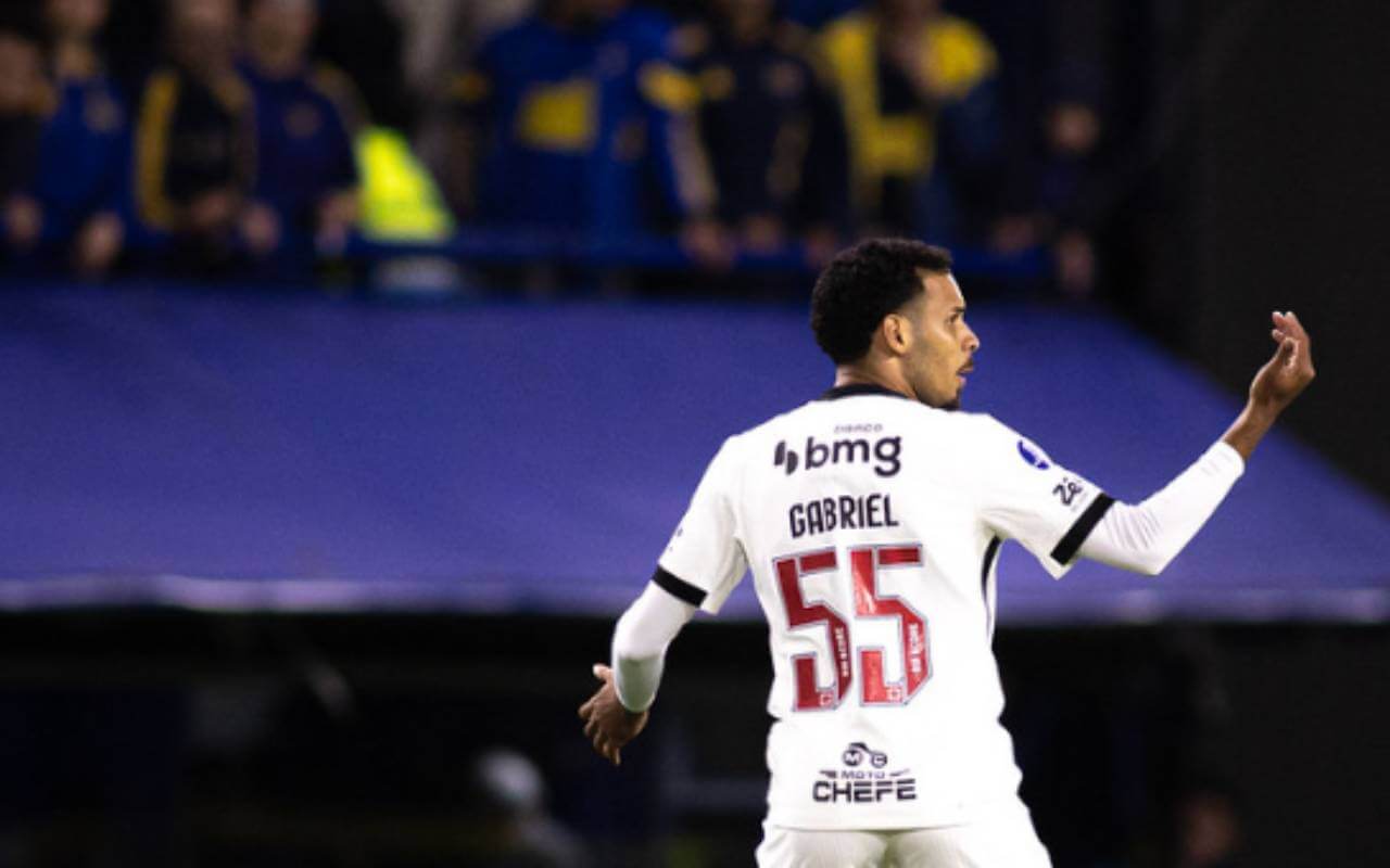 Gabriel Pereria em Boca x Vasco
