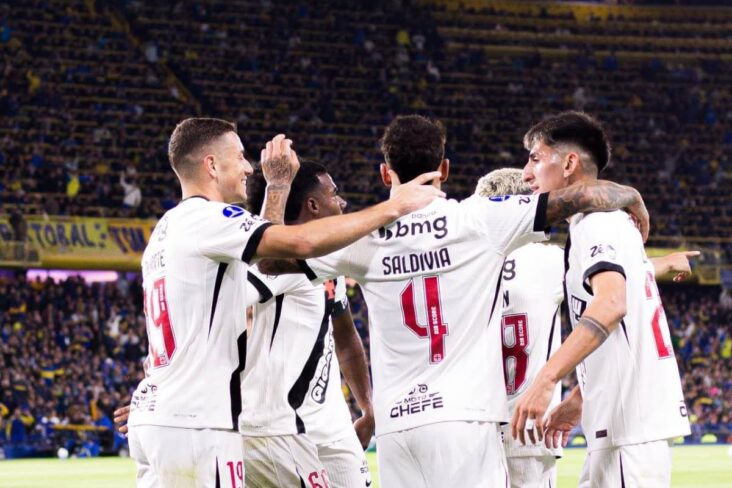 Jogadores do Vasco na Bombonera