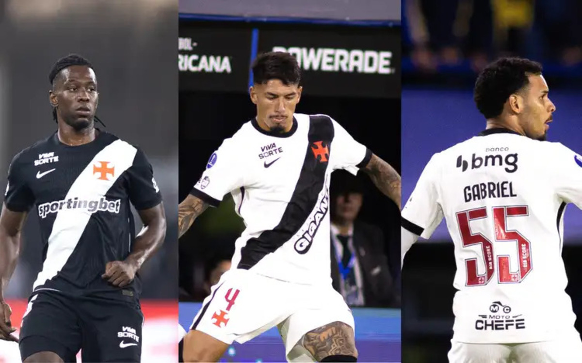 Cuesta, Saldivia e Gabriel Pereira disputam a vaga no lado direito da zaga do Vasco